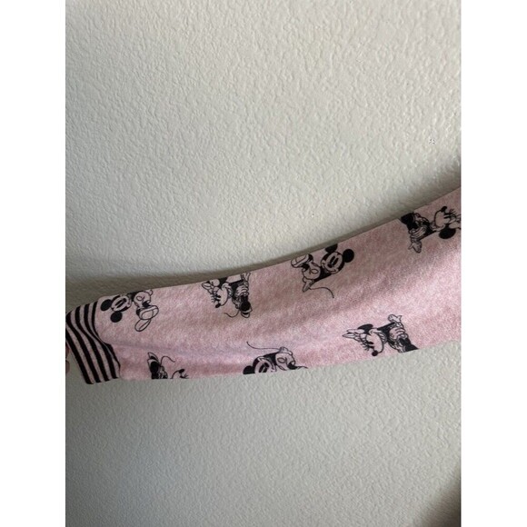 Disney Shirt Womens Small Mickey Minnie Mouse Long Sleeve Pullover Pajama Cute - Picture 4 of 5